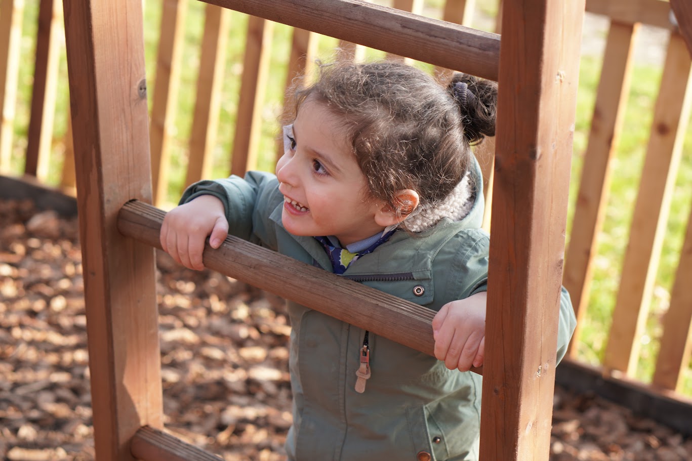 Refurbished playground area at Little Elms Nursery
